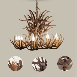 Candelabru cu 9 lumini rustice artistice retro Antler