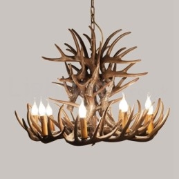 Candelabru cu 9 lumini rustice artistice retro Antler