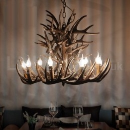 Candelabru cu 9 lumini rustice artistice retro Antler