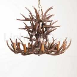 Candelabru cu 9 lumini rustice artistice retro Antler