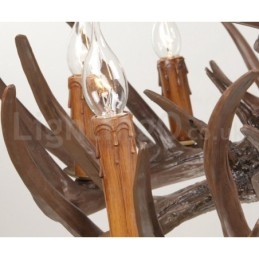 Candelabru cu 9 lumini rustice artistice retro Antler