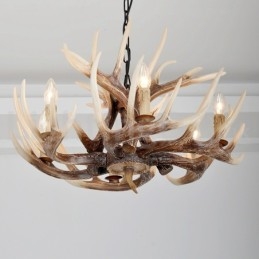 Candelabru cu 6 lumini, rustic, artistic, retro, vintage