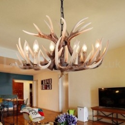 Candelabru cu 6 lumini, rustic, artistic, retro, vintage