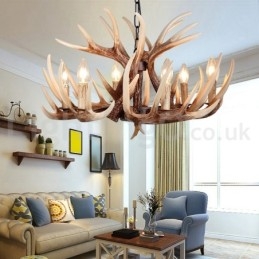 Candelabru cu 6 lumini, rustic, artistic, retro, vintage