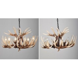 Candelabru cu 6 lumini, rustic, artistic, retro, vintage