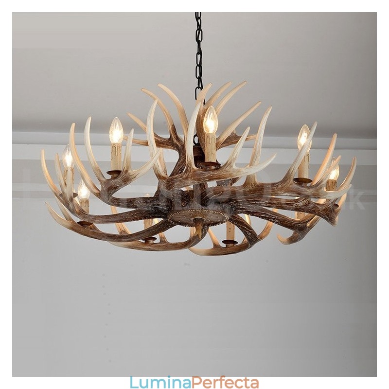 9 Lumini Rustic Artistic Retro Antler Vintage Candelabru