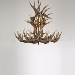 12 Lumini 2 Legături Rustic Artistic Retro Antler Vintage Candelabru
