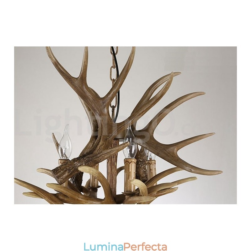 12 Lumini 2 Legături Rustic Artistic Retro Antler Vintage Candelabru