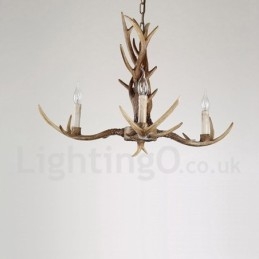 Candelabru cu 3 lumini Rustic Artistic Retro Antler Vintage