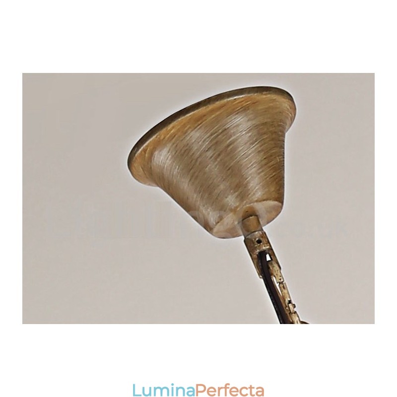 Candelabru cu 6 lumini, rustic, artistic, retro, coarne, vintage