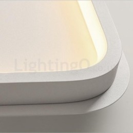 Plafoniere moderne, minimaliste, ultra subțiri, dreptunghiulare din aluminiu de 5 cm