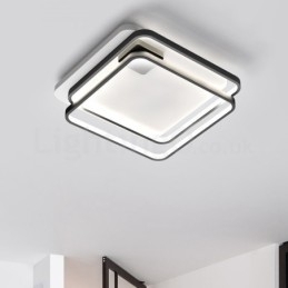 Plafoniere moderne, rafinate, cu montaj încastrat, cu lampă acrilică
