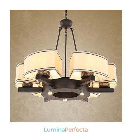 Candelabru în stil chinezesc Lămpi de aer cu imitație de cupru din fier Candelabru în stil chinezesc Lămpi de aer cu imitație de cupru din fier