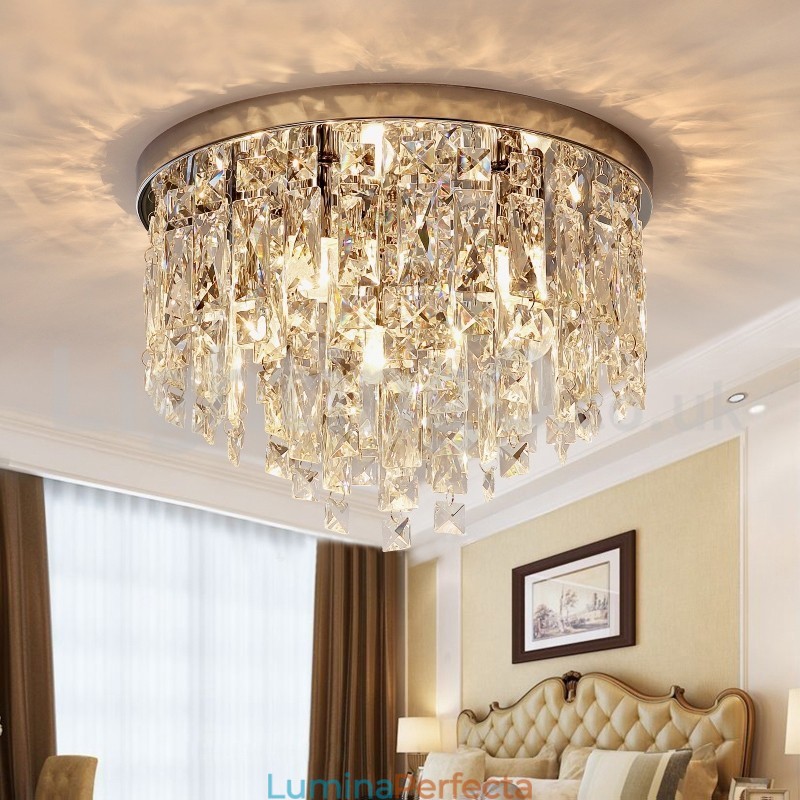 Plafoniere moderne cu montaj încastrat Lumini de cristal