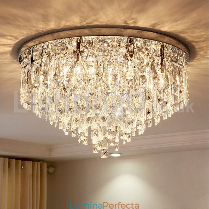 Plafoniere moderne cu montaj încastrat Lumini de cristal