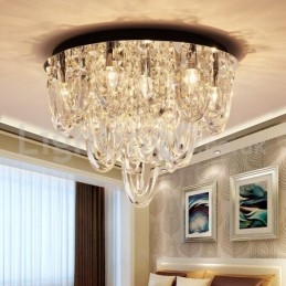 Lampă modernă de lux cu montare încastrabilă din cristal