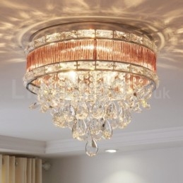 Anul acesta Plafoniere cu montare încastră din cristal la modă modernă