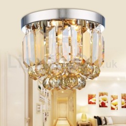 Plafoniere moderne de cristal cu montare încasată