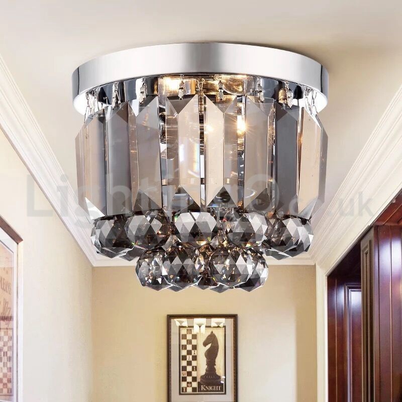 Plafoniere moderne de cristal cu montare încasată