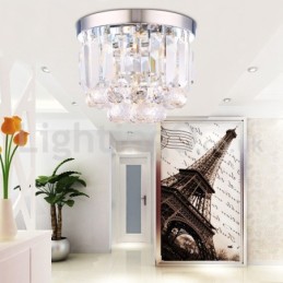 Plafoniere moderne de cristal cu montare încasată