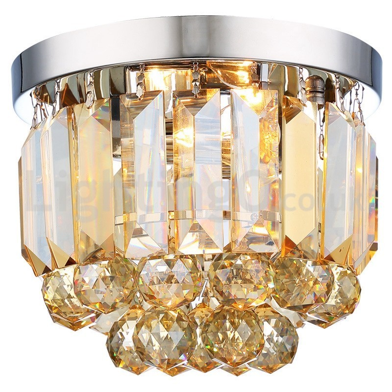 Plafoniere moderne de cristal cu montare încasată