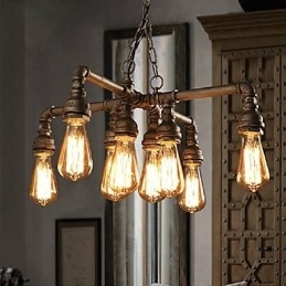 Candelabru Modern Contemporan Tradițional Clasic Rustic Lodge Metal