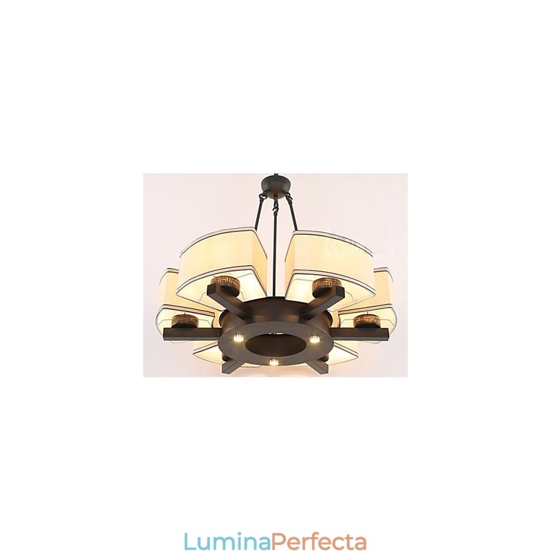 Candelabru în stil chinezesc Lămpi de aer cu imitație de cupru din fier