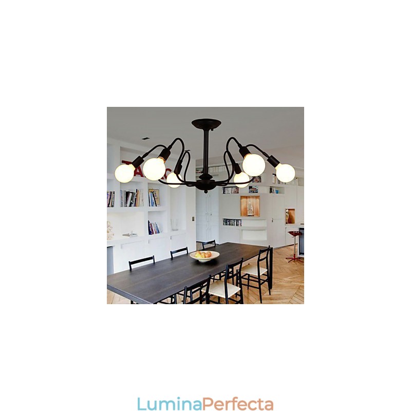 Loft American Vintage Plafoniera Lumini de moda Lumini Plafoniera din fier