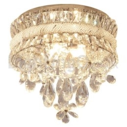 Plafoniere din cristal, rotunde, moderne, ieftine, de 40 cm