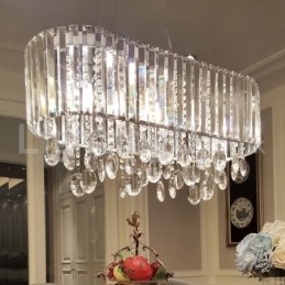 Candelabru dreptunghiular de cristal la preț accesibil
