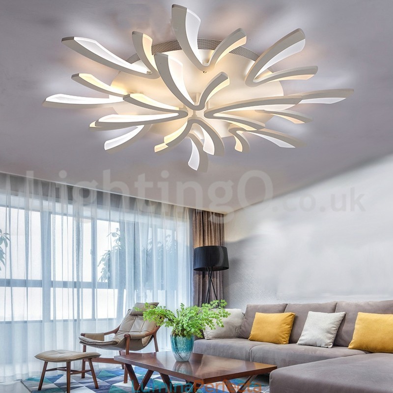 Cele mai noi Plafoniere cu 12 lumini, elegante, moderne, cu montare încastrabilă