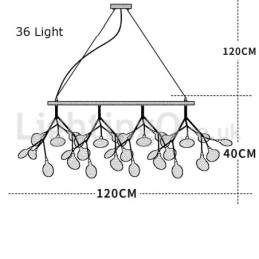 Candelabru Post modern Fireflies
