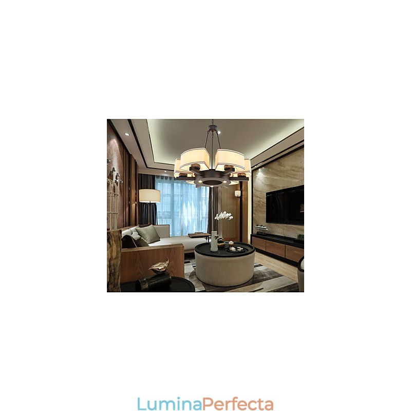 Candelabru în stil chinezesc Lămpi de aer cu imitație de cupru din fier