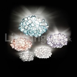 Sursă de lumină modernă Plafoniere cu comutare în trei culori