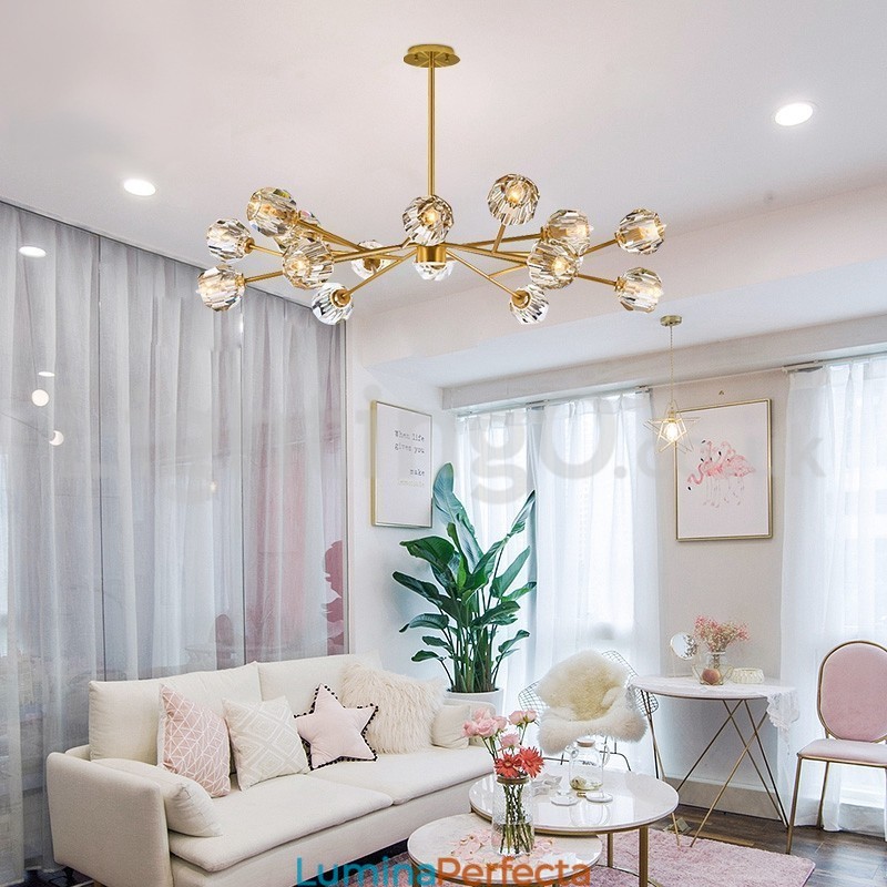 Candelabru de cristal nordic