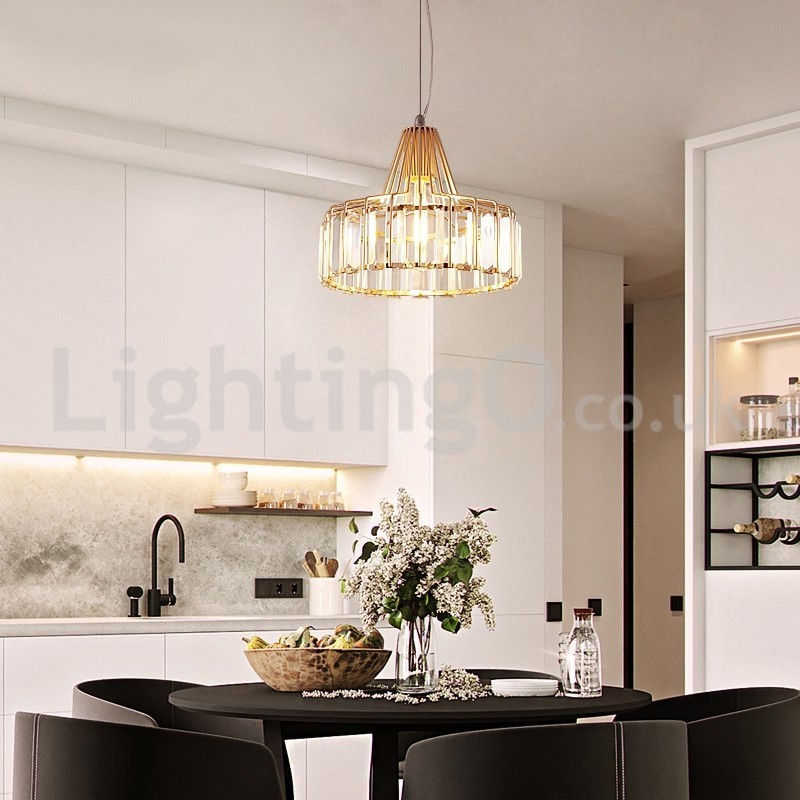 Lampă de cristal Nordic cu un singur cap