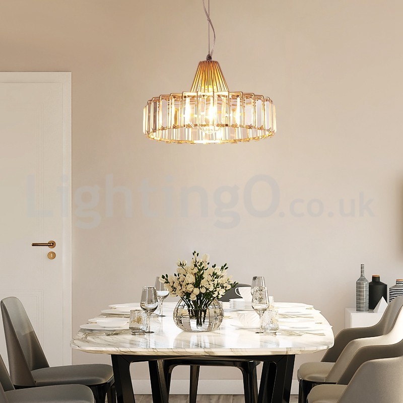 Lampă de cristal Nordic cu un singur cap