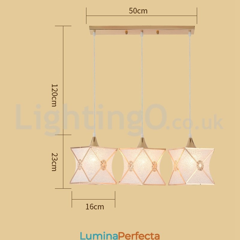 Preț redus Lampă suspendată modernă cu 1 lumină și 3 lumini