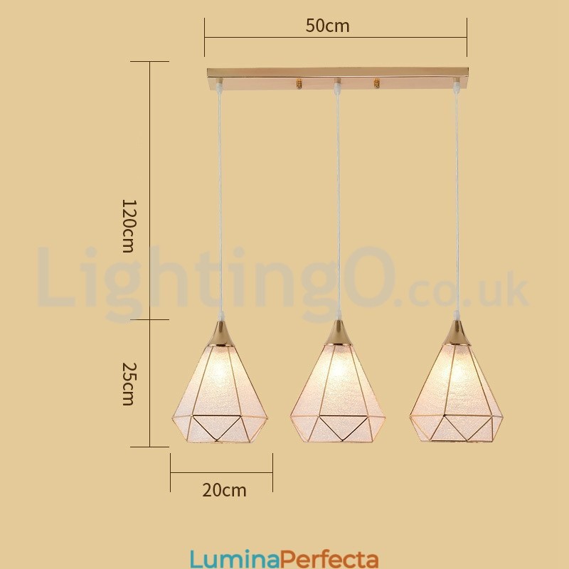 Preț redus Lampă suspendată modernă cu 1 lumină și 3 lumini