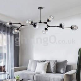 Nordic Modern Magic Bean Candelabru din sticlă Candelabru molecular