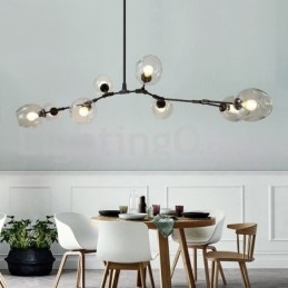 Nordic Modern Magic Bean Candelabru din sticlă Candelabru molecular