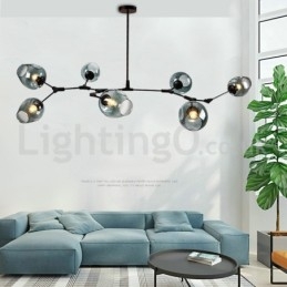 Nordic Modern Magic Bean Candelabru din sticlă Candelabru molecular