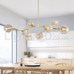Nordic Modern Magic Bean Candelabru din sticlă Candelabru molecular