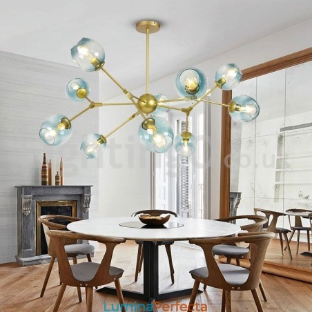 Nordic Postmodern Molecular Magic Bean Chandelier Cafe Nordic Postmodern Molecular Magic Bean Chandelier Cafe