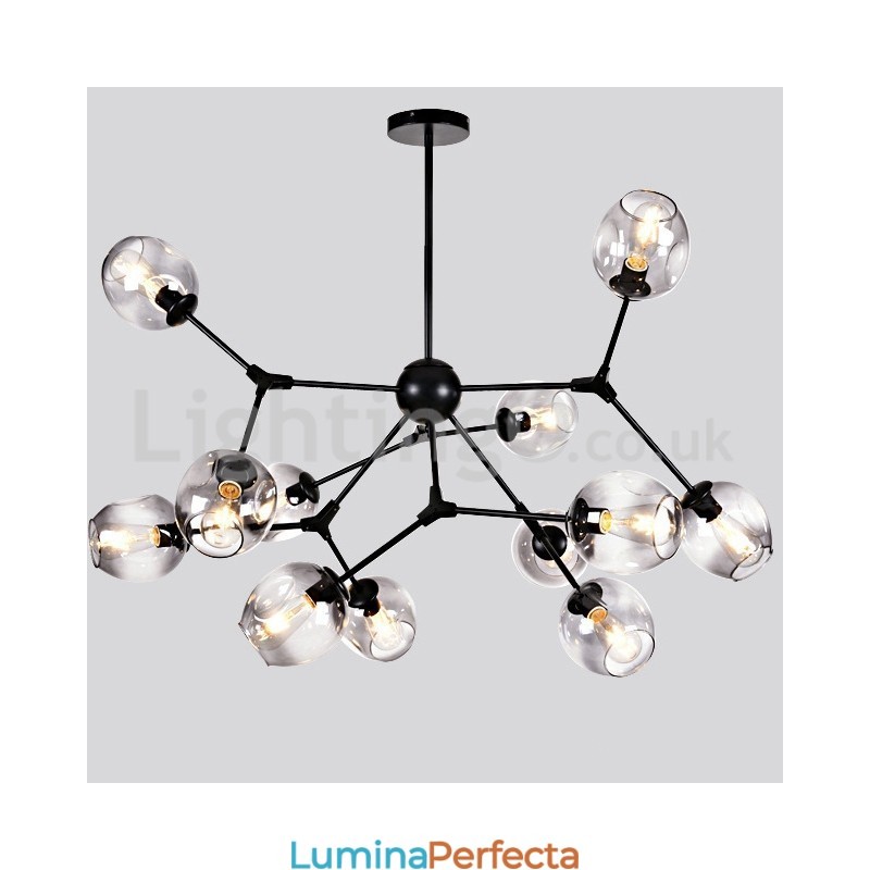 Nordic Postmodern Molecular Magic Bean Chandelier Cafe