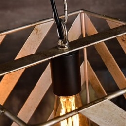 Lampă retro din fier Candelabru în stil industrial minimalist modern