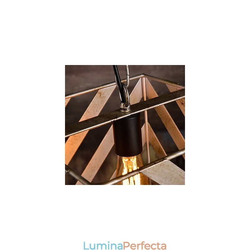 Lampă retro din fier Candelabru în stil industrial minimalist modern