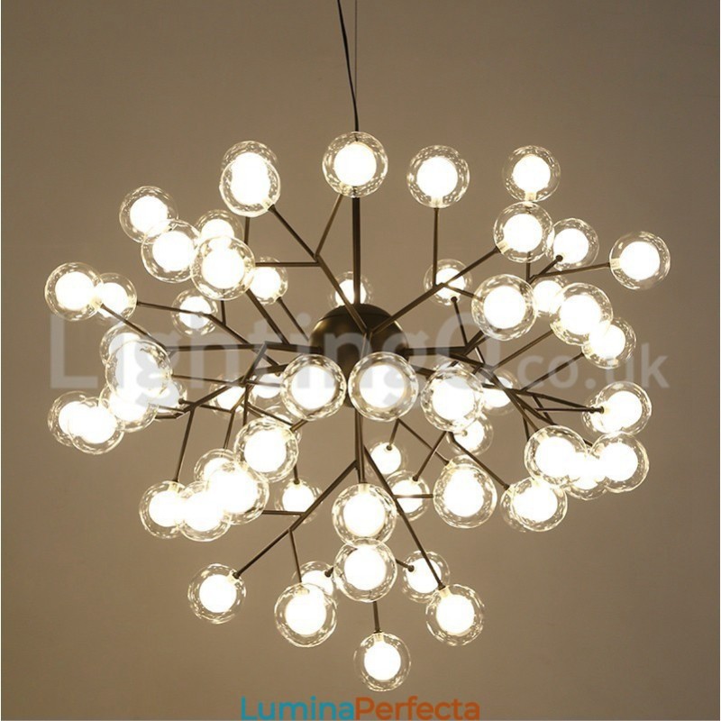 Nordic Postmodern Molecular Bubble Candelabru Candelabru de sticlă