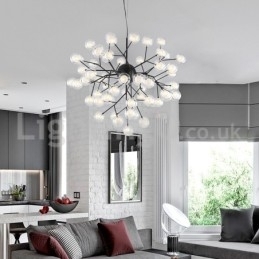 Nordic Postmodern Molecular Bubble Candelabru Candelabru de sticlă