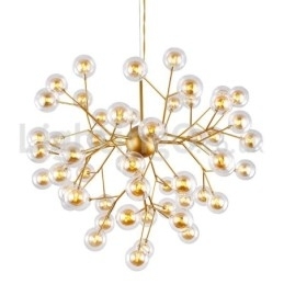 Nordic Postmodern Molecular Bubble Candelabru Candelabru de sticlă